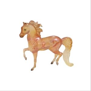 Breyer Stablemates Pink Ribbon Translucent Figurine Breast Cancer Awareness